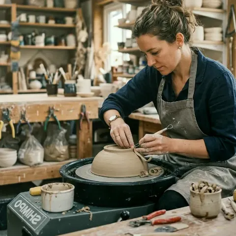 Kiesel Wolke – Kursgruppe bei der Arbeit
